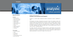 Desktop Screenshot of analystic.com